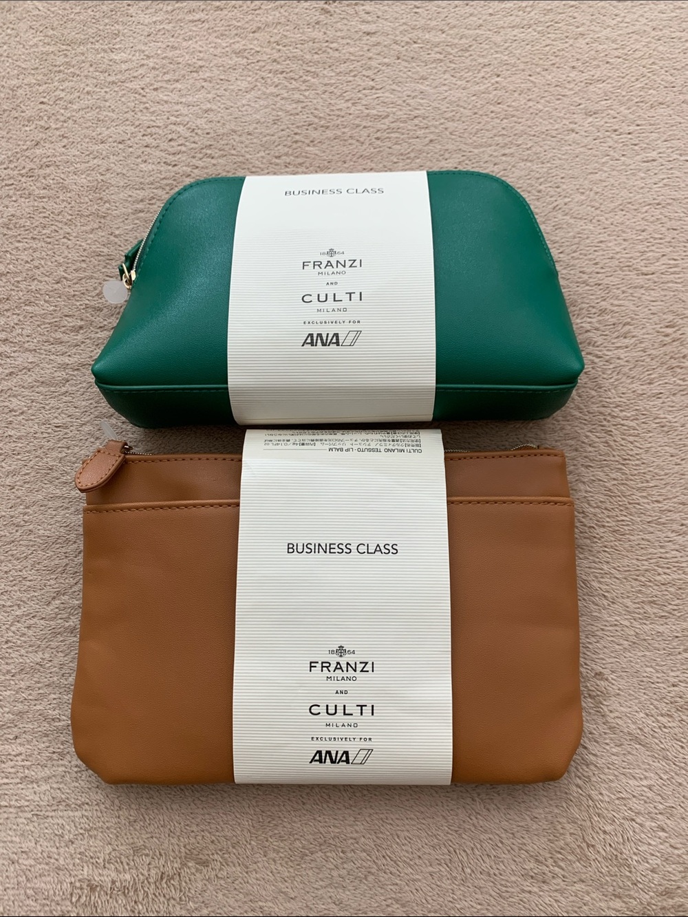 Franzi Milano travel bag and Culti cosmetics